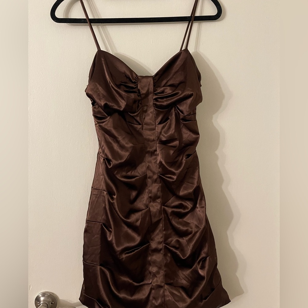 B. Darlin Brown Mini Dress 🤎